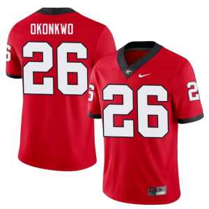 Red Daniel Okonkwo Men UGA Bulldogs Game #26 Jersey - Image 1