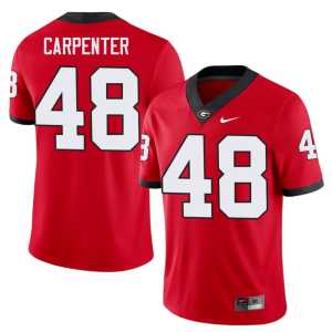 UGA #48 Red Duncan Carpenter Stitched Mens Jersey - Image 1