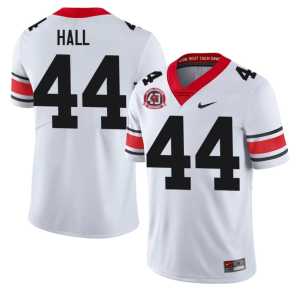 1980 National Champions 40th Anniversary #44 White Men Jordan Hall Dawgs University Jerseys - Image 1