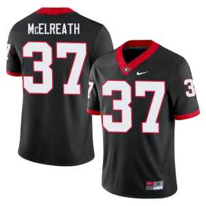 Damn Good Dawgs Mens Black Benjamin McElreath University #37 Jersey - Image 1