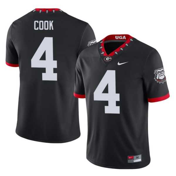 James20Cook20202620georgia20bulldogs20football20jersey20mascot20100th20anniversary20black.jpg