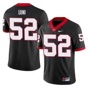 Michael Uini Damn Good Dawgs Men #52 University Black Jersey - Image 1
