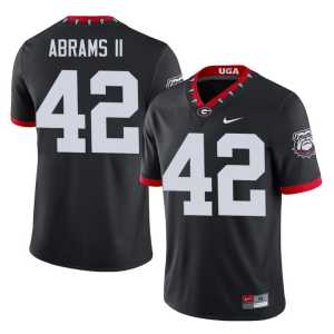 Mascot 100th Anniversary #42 Limited Nick Abrams II Mens Black Damn Good Dawgs Jerseys - Image 1