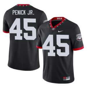 Mascot 100th Anniversary Terrence Penick Jr. #45 University of Georgia Player Mens Black Jersey - Image 1