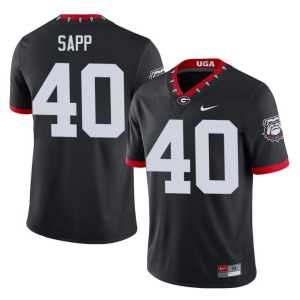 Mascot 100th Anniversary Men's Replica #40 DGDs Theron Sapp Black Jersey - Image 1