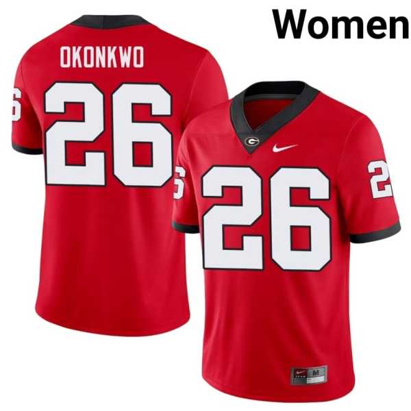 Women20202520Daniel20Okonkwo20georgia20bulldogs20football20jersey20red.jpg