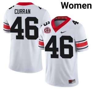 1980 National Champions 40th Anniversary Official #46 Georgia Women Danny Curran White Jersey - Image 1