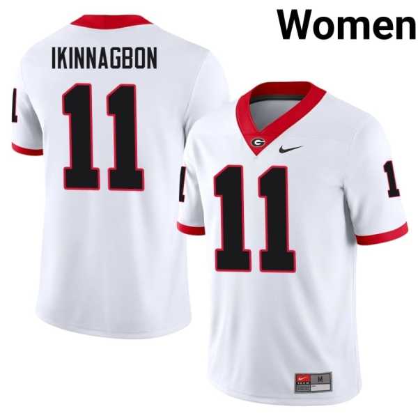 Women20202520Darren20Ikinnagbon20georgia20bulldogs20football20jersey20white.jpg