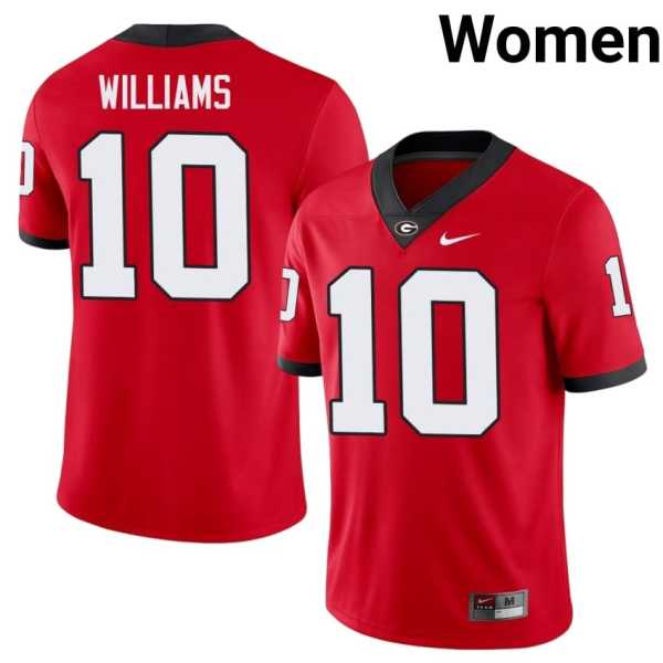 Women20202520Elyiss20Williams20georgia20bulldogs20football20jersey20red.jpg