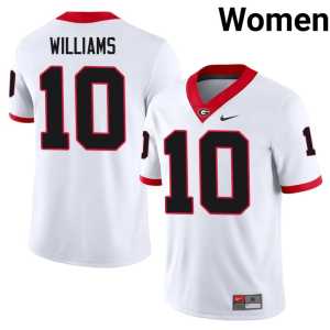 White 2026-27 #10 Womens Elyiss Williams DGDs Jerseys - Image 1