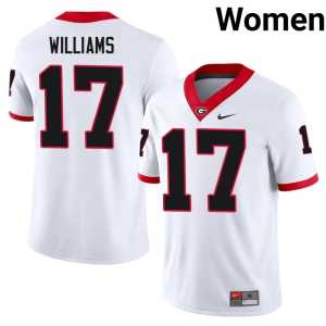 #17 Womens Dawgs Amaris Williams White Limited Jersey - Image 1