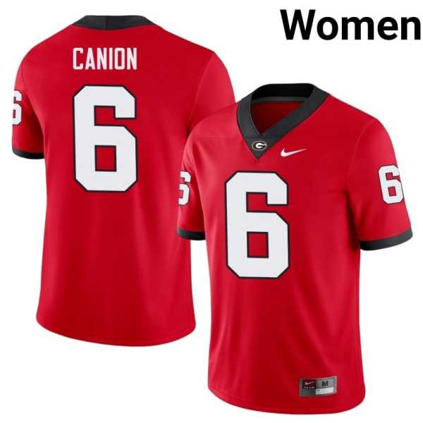 Women20202620Isiah20Canion20georgia20bulldogs20football20jersey20red.jpg
