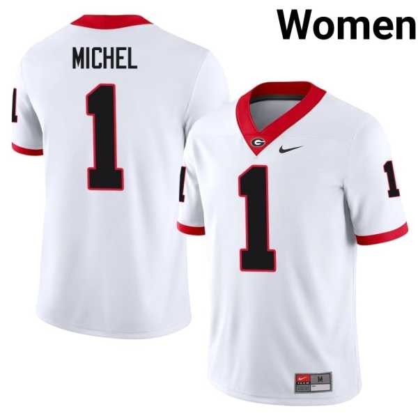 Women20202620Sony20Michel20georgia20bulldogs20football20jersey20white.jpg