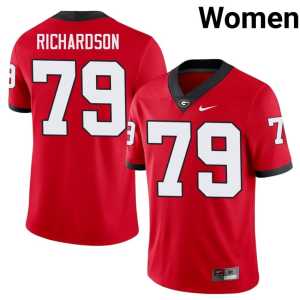 DGDs TyQuez Richardson Women's Red Embroidery #79 Jerseys - Image 1