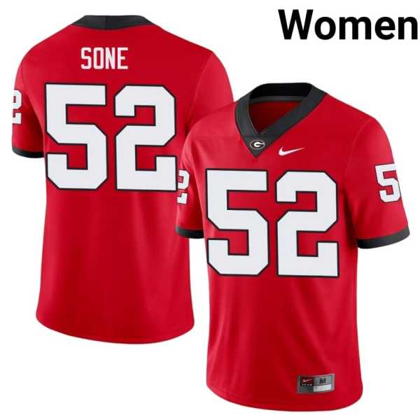 Women20202620Valdin20Sone20georgia20bulldogs20football20jersey20red.jpg