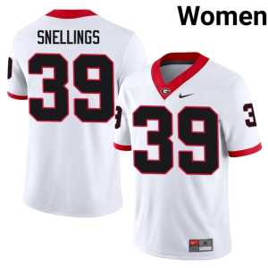 Will Snellings #39 DGDs White NCAA Women's Jersey - Image 1