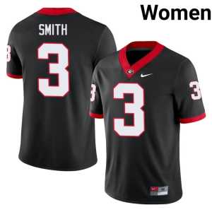 #3 Replica Bulldog Nation Womens Roquan Smith Black Jerseys - Image 1