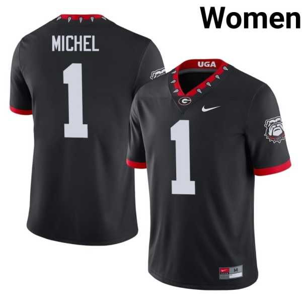 Women20Sony20Michel20202620georgia20bulldogs20football20jersey20mascot20100th20anniversary20black.jpg