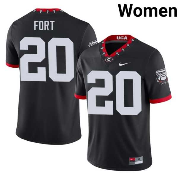 Women20Zech20Fort20202620georgia20bulldogs20football20jersey20mascot20100th20anniversary20black.jpg