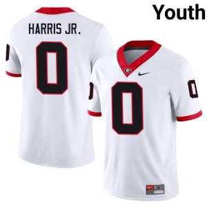 DGDs #0 Gabe Harris Jr. Youth White College Jerseys - Image 1