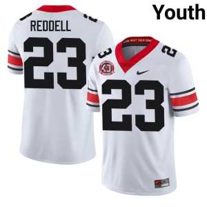 1980 National Champions 40th Anniversary Player #23 Jaden Reddell DGDs White Youth Jerseys - Image 1