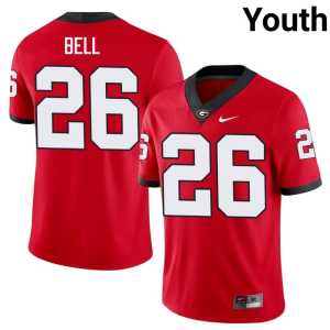 Damn Good Dawgs Red Youth Micah Bell University #26 Jersey - Image 1