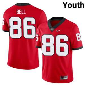 Football Youth Dillon Bell DGDs Red #86 Jerseys - Image 1
