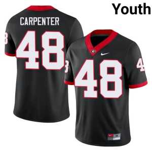 Dawgs Black 2026-27 Duncan Carpenter Youth #48 Jerseys - Image 1