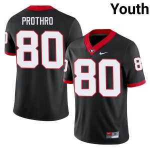 #80 Kaiden Prothro Black High School Youth UGA Jerseys - Image 1