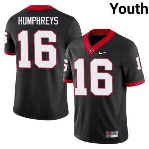 UGA #16 High School Youth Black London Humphreys Jerseys - Image 1