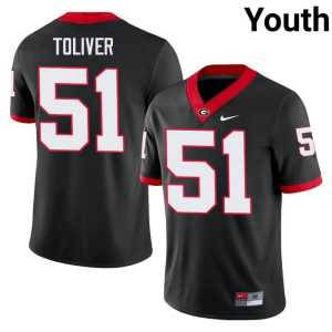 Player Black Malachi Toliver #51 Damn Good Dawgs Youth Jerseys - Image 1