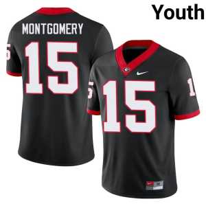 University Youth Ryan Montgomery Black #15 Go Dawgs Jerseys - Image 1